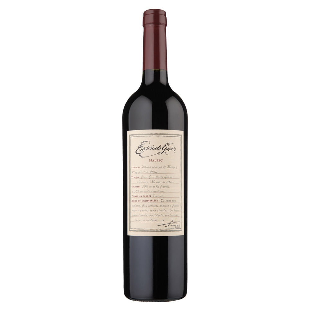 Vino Tinto Malbec Escorihuela Gascon 750 Ml