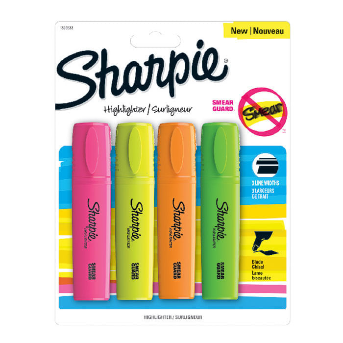 Resaltador Surtidos Sharpie 4 Un