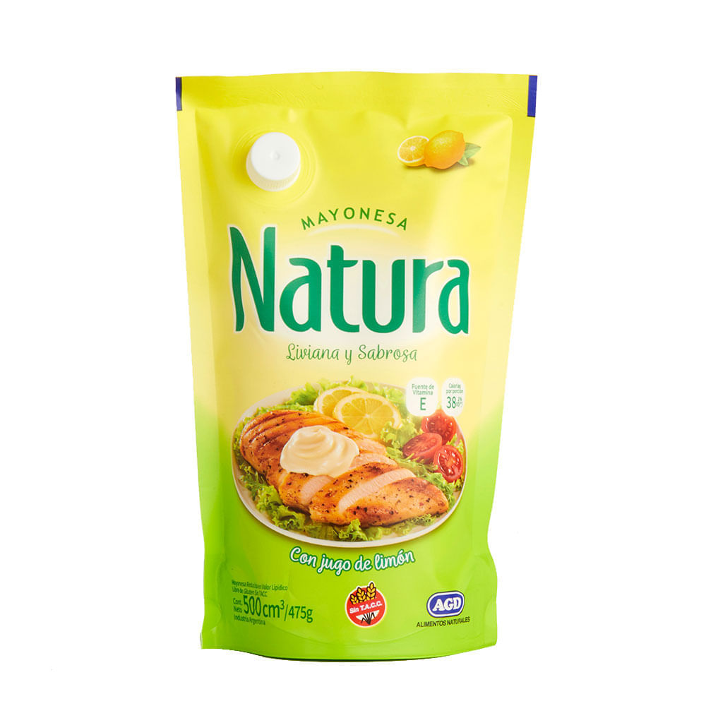 Mayonesa Natura D/P 500 cc.