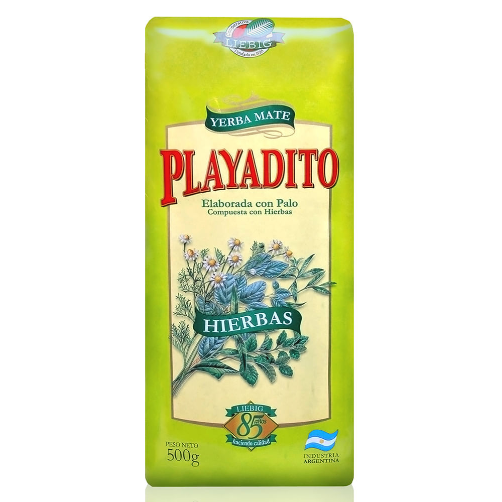 Yerba Mate Compuesta Playadito Hierbas Con Palo 500 Gr