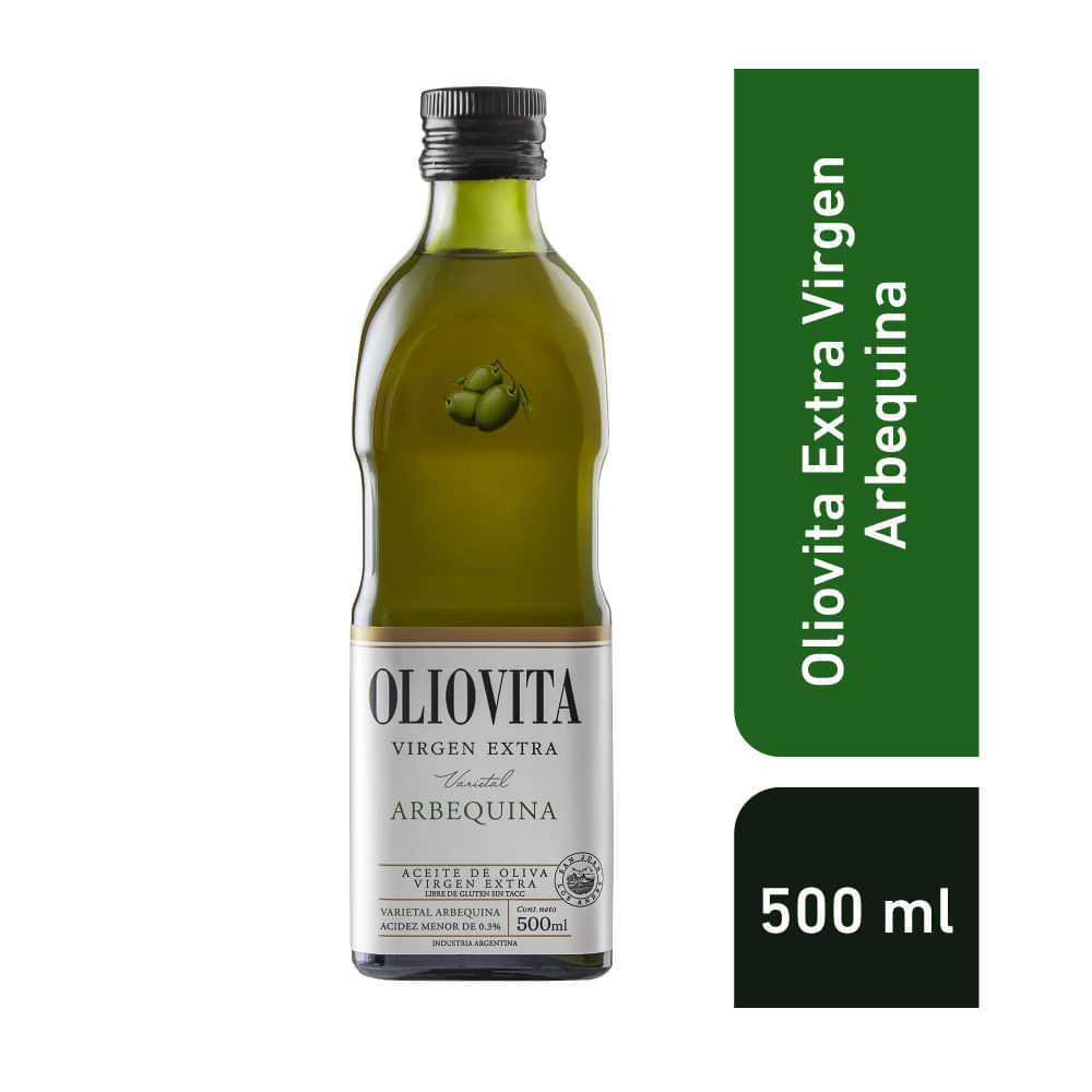 Aceite De Oliva Oliovita Arbequina 500 Ml