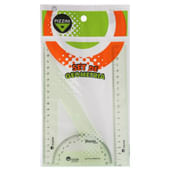 Set Geometria 20 Cm Pizzini 3 Pzas