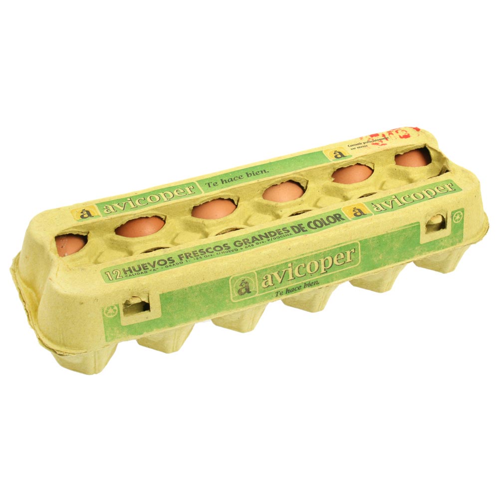 Huevos Castaños Avicoper Grandes 12 U