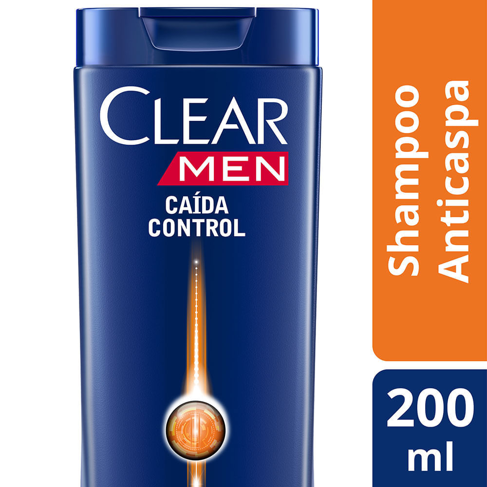 Shampoo Anticaspa Clear Caída Control 200 Ml