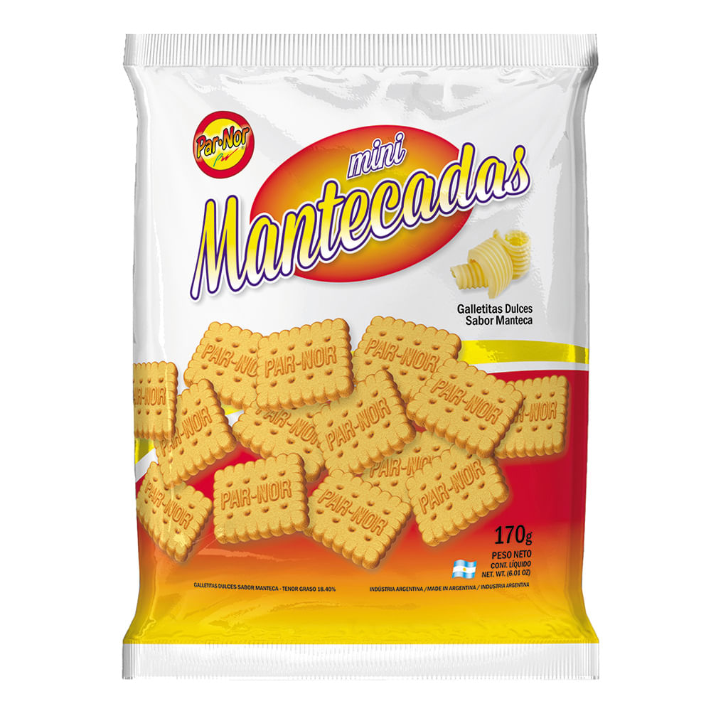 Galletitas Mini Mantecadas Parnor 170g