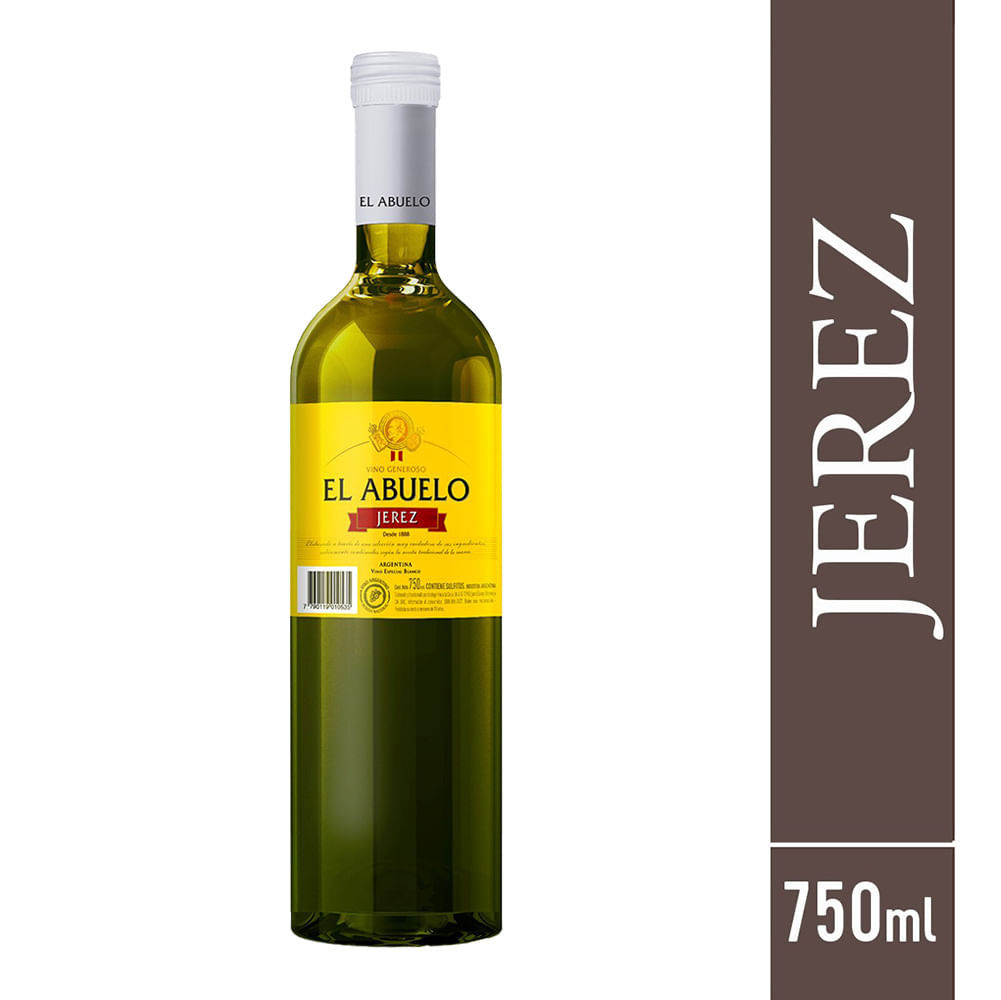Vino Blanco Jerez El Abuelo 750 Cc