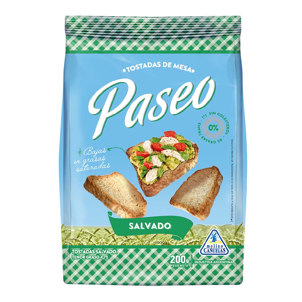 Tostadas Salvado Paseo 200g