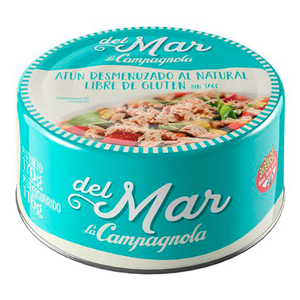 ATUN AL NATURAL DESMENUZADO, LA CAMPAGNOLA, 170 gr