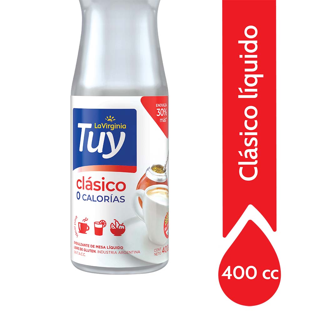 Edulcorante Liquido Tuy Clasico X 400cc