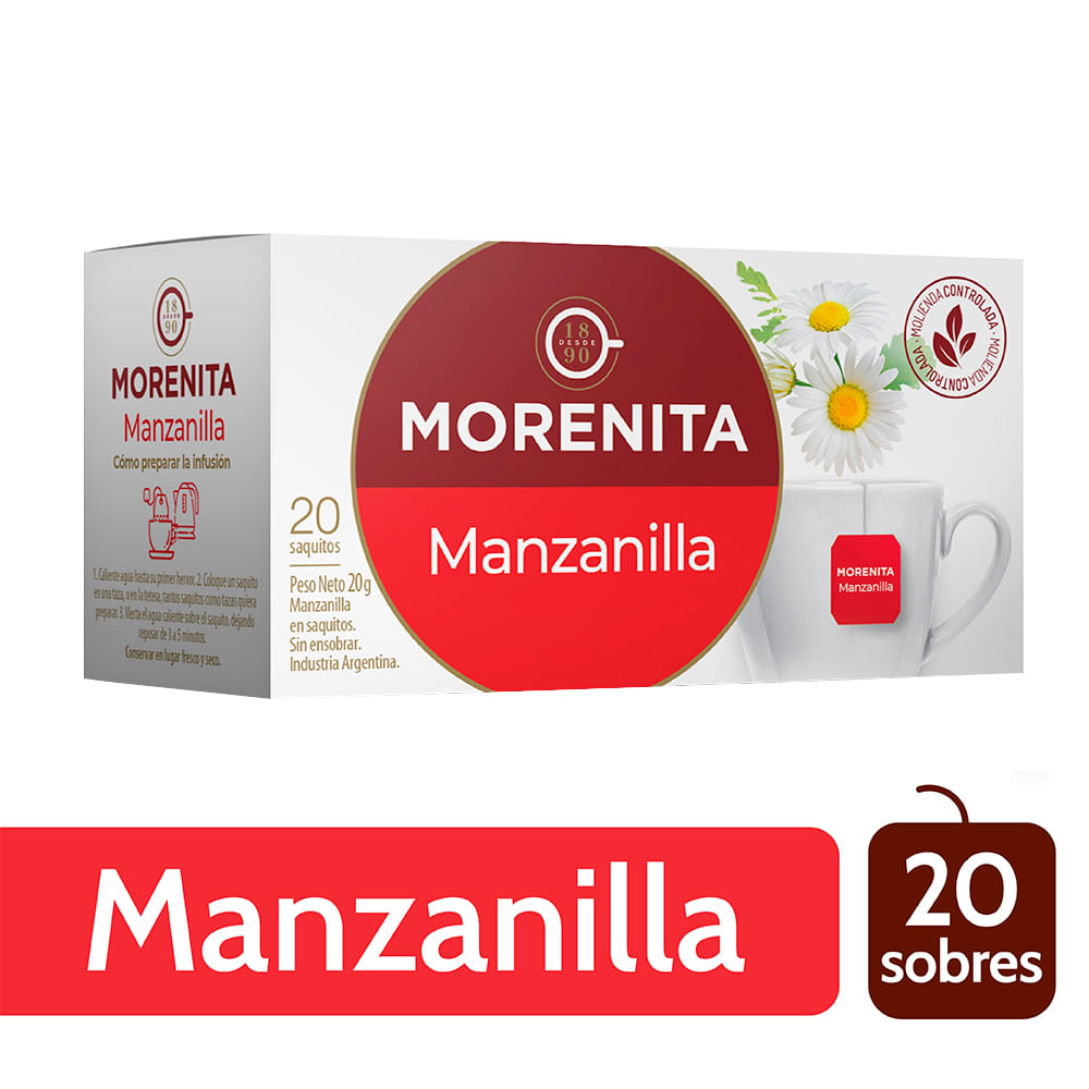 Herboristería La Morenita Manzanilla Mc 20 Saquitos