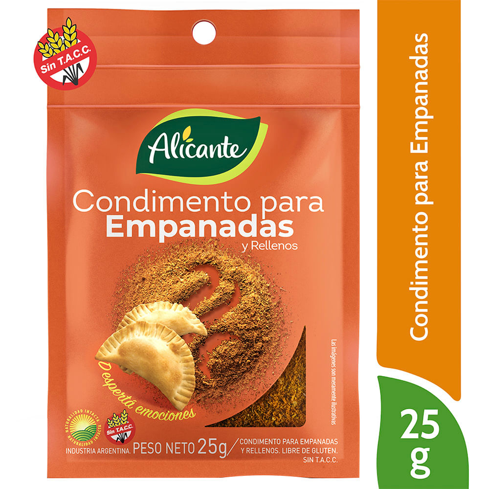 Condimento Para Empanadas Alicante 25gr