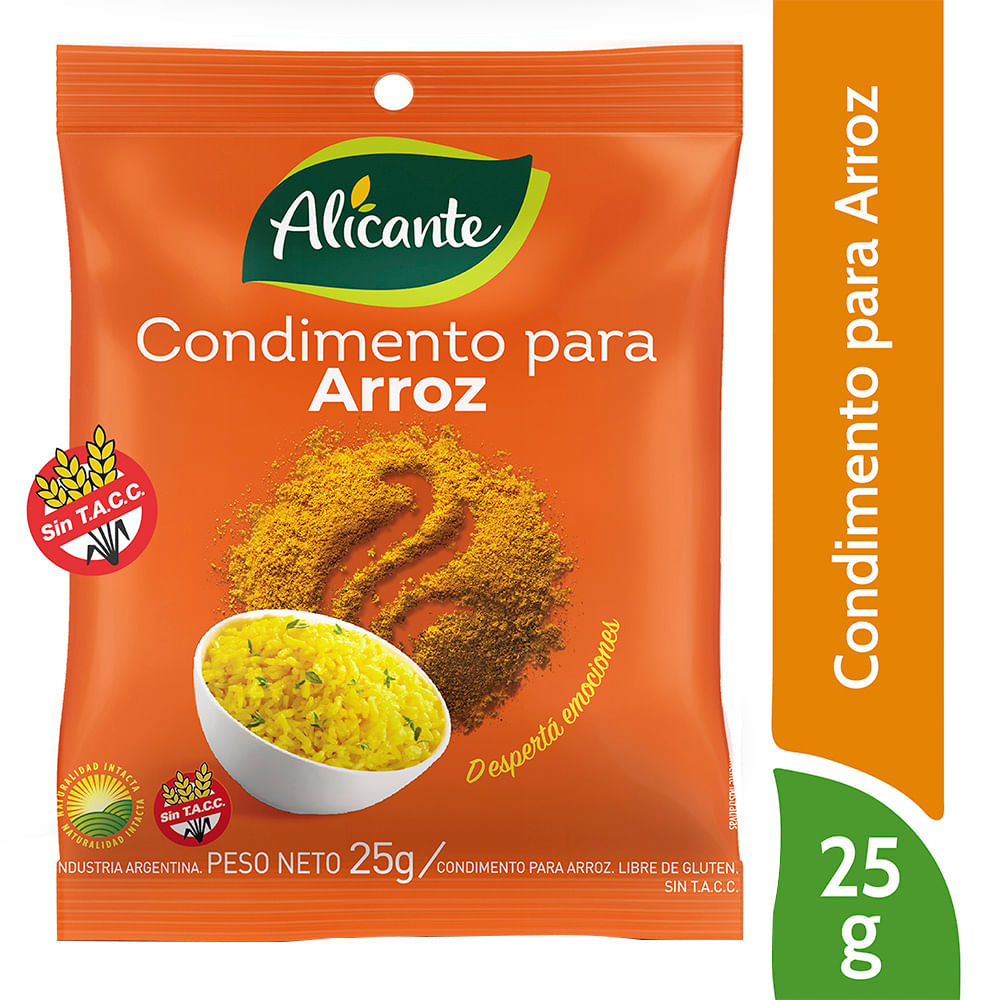Condimento Alicante Para Arroz 25gr