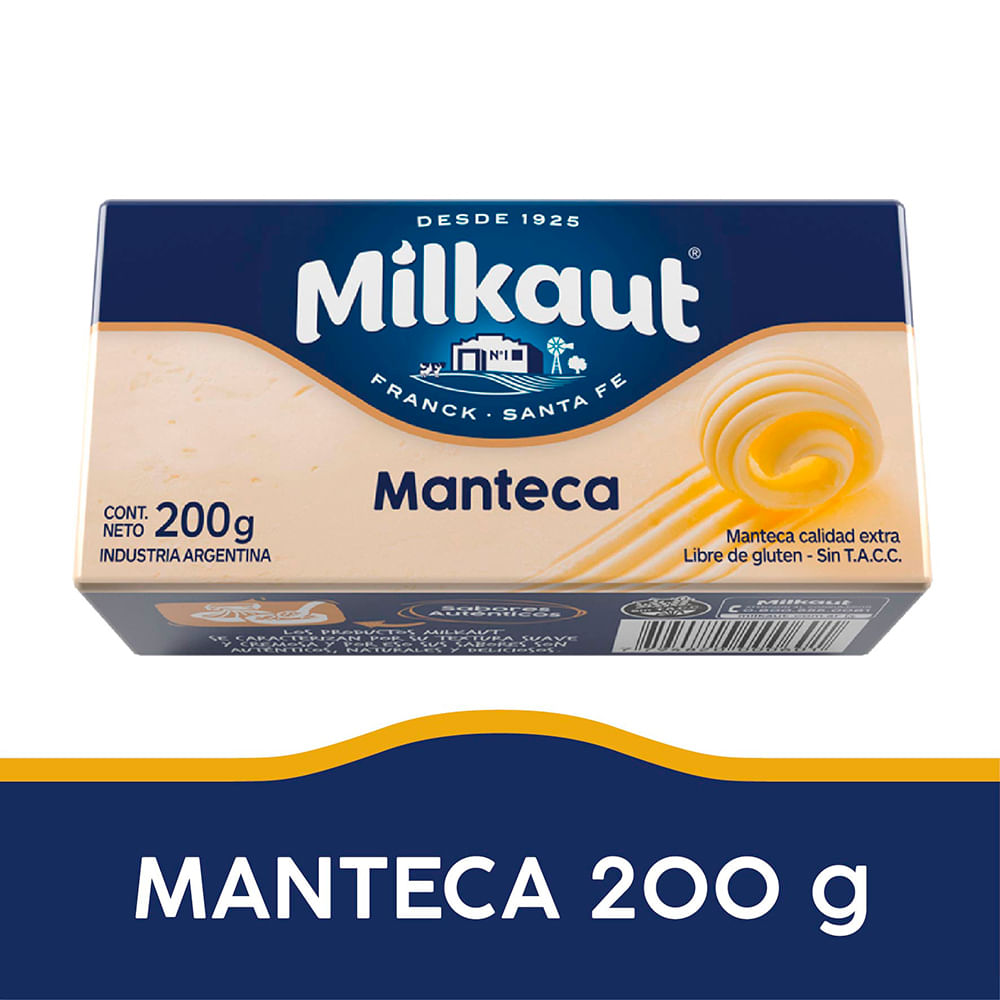 Manteca Milkaut 200 G