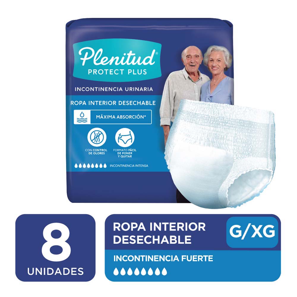 Ropa Interior Plenitud Protect Plus G/Xg 8un