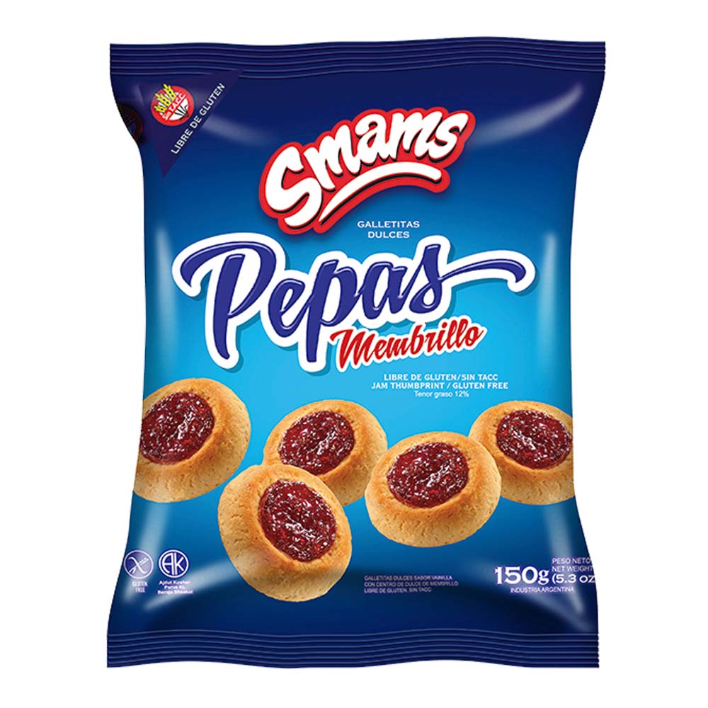 Pepas de Membrillo sin TACC Smams 150 Gr