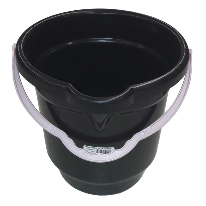Balde Gavaplast 10 Litros Negro
