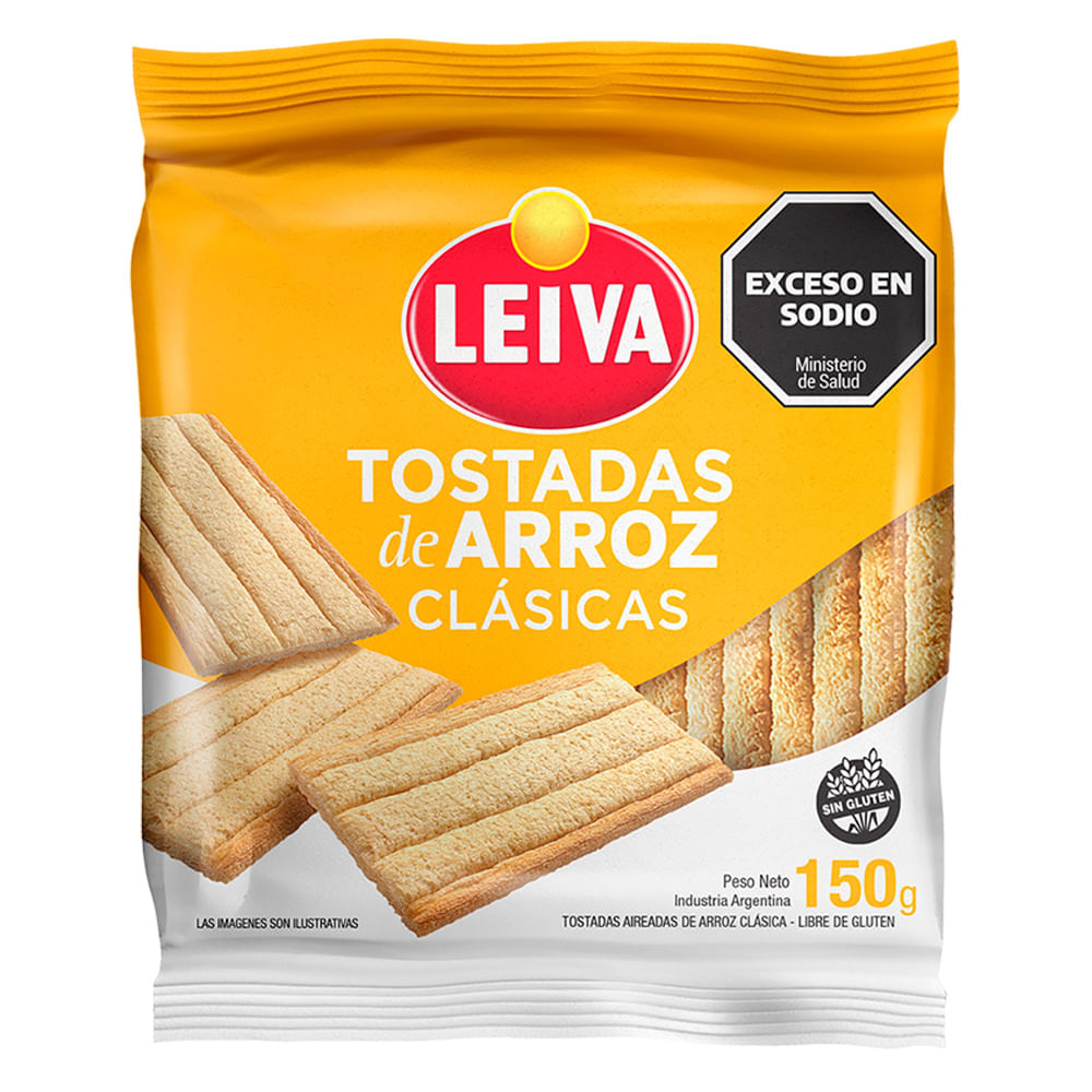Tostada Arroz Leiva Clasicas 150 G