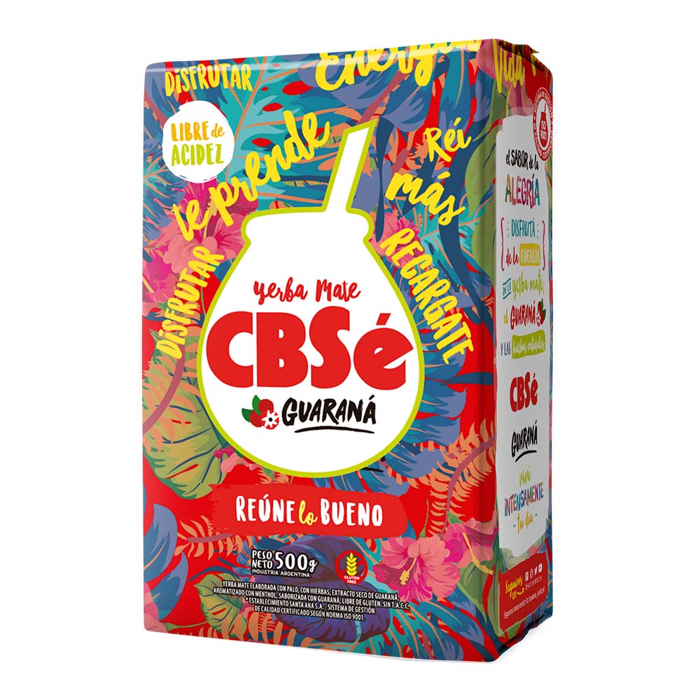 Yerba Mate Cbse Guaraná 500gr