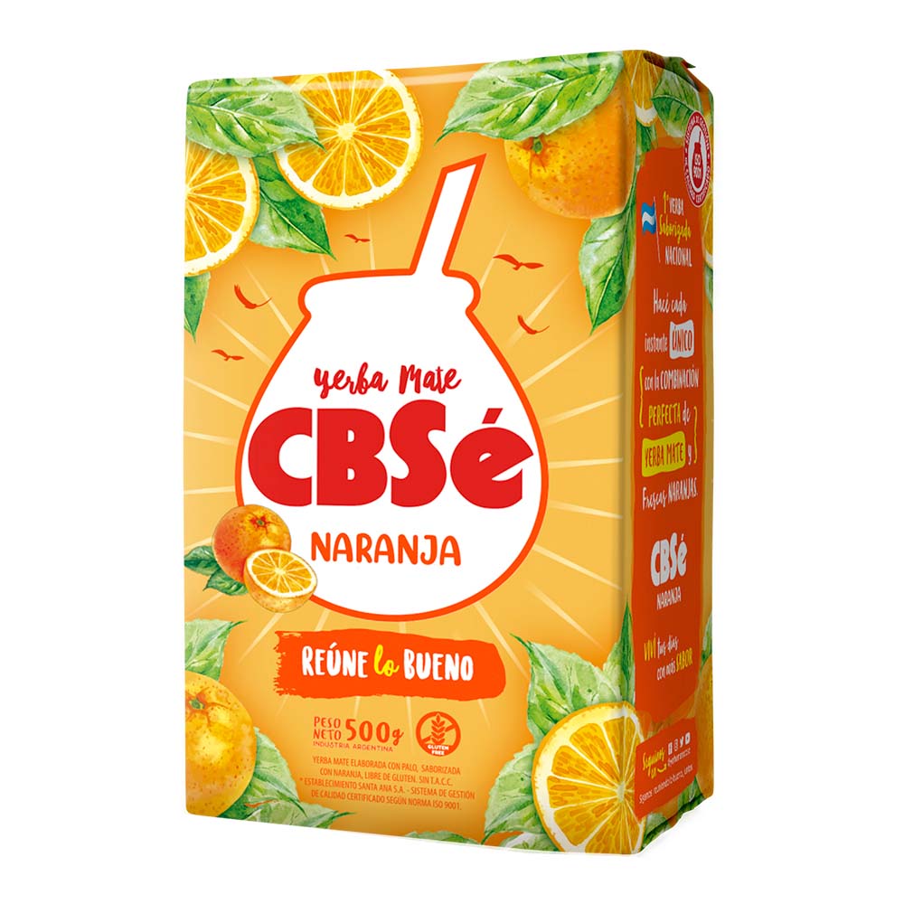 Yerba Mate Cbse De Naranja 500gr