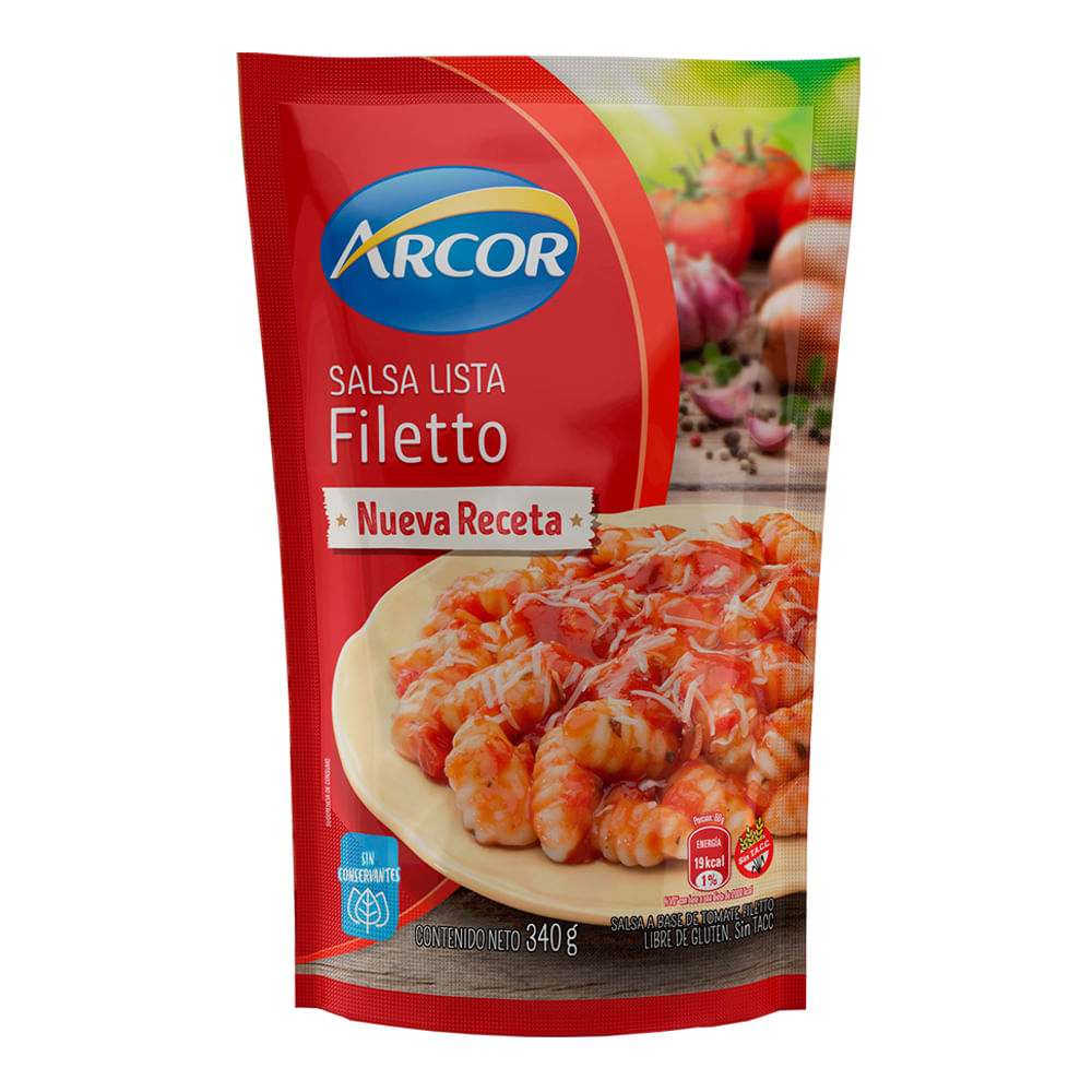 Salsa Filetto Arcor 340gr