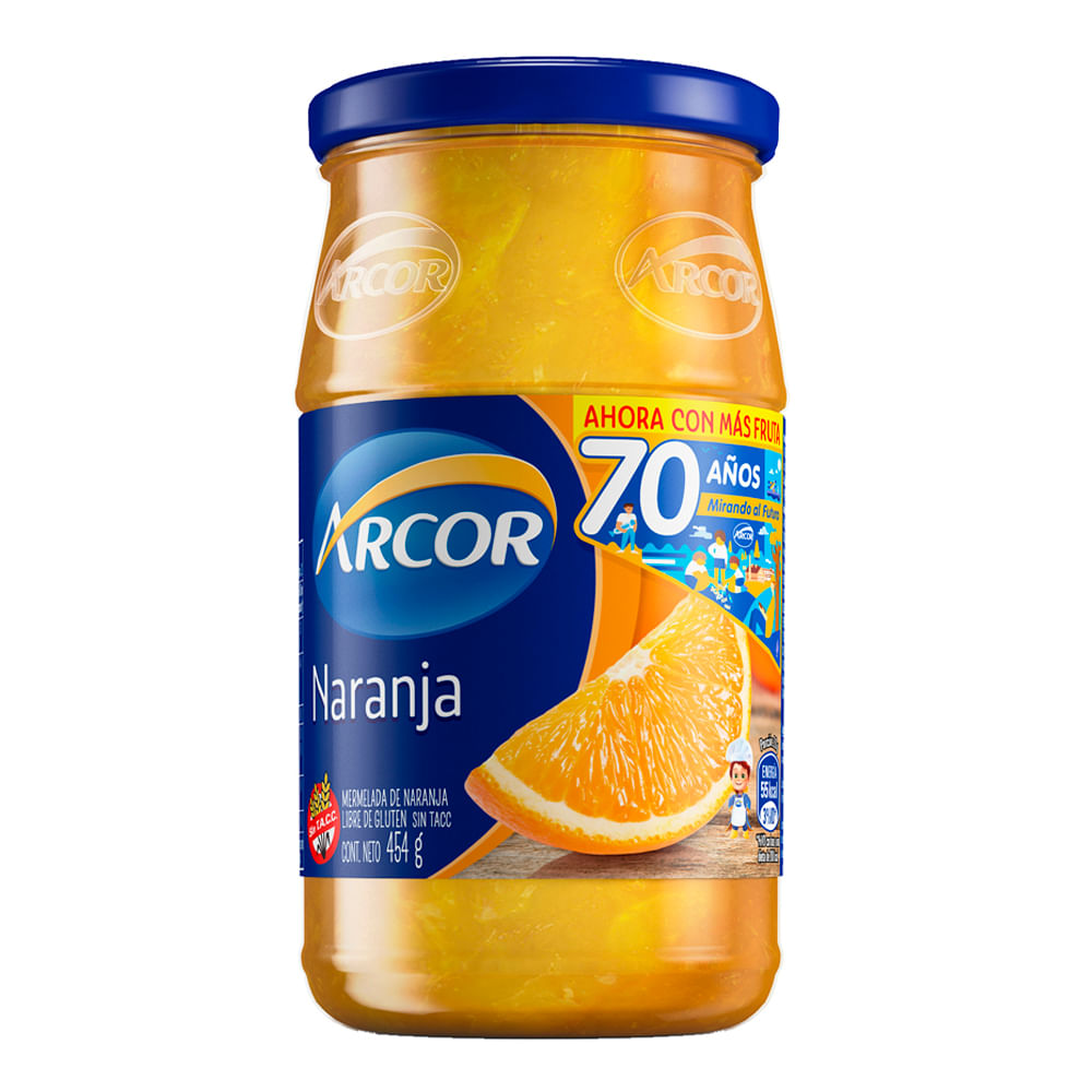 Mermelada Arcor Naranja 454 Gr