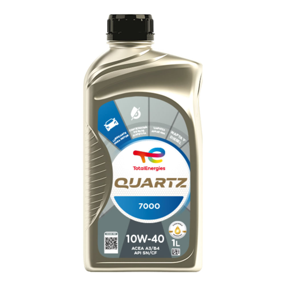 TOTAL QUARTZ Aceite Total Quartz 7000 10w40 1l Plata