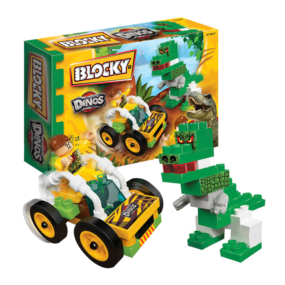 Blocky Dinosaurios 65 Piezas