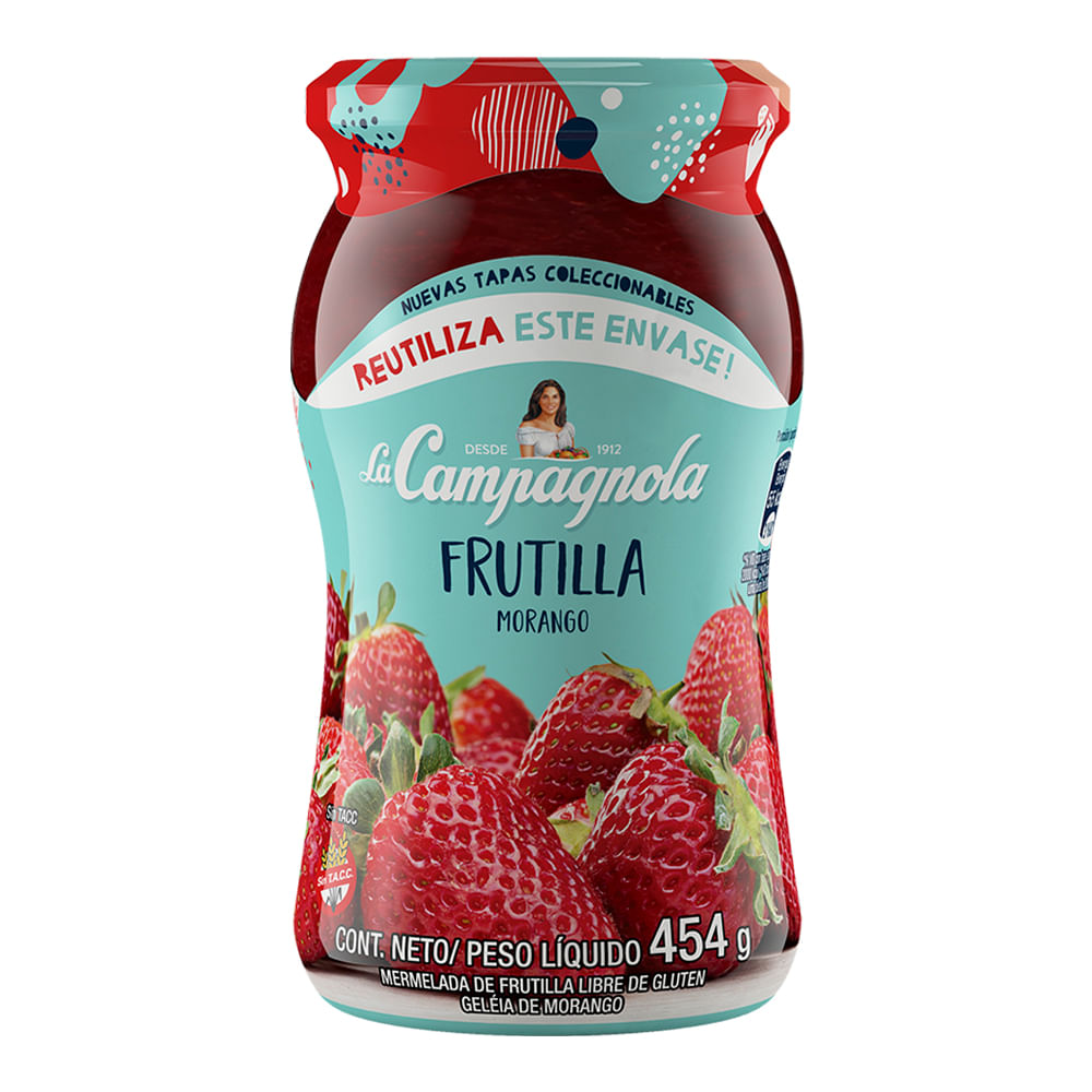 Mermelada La Campagnola De Frutilla 454gr