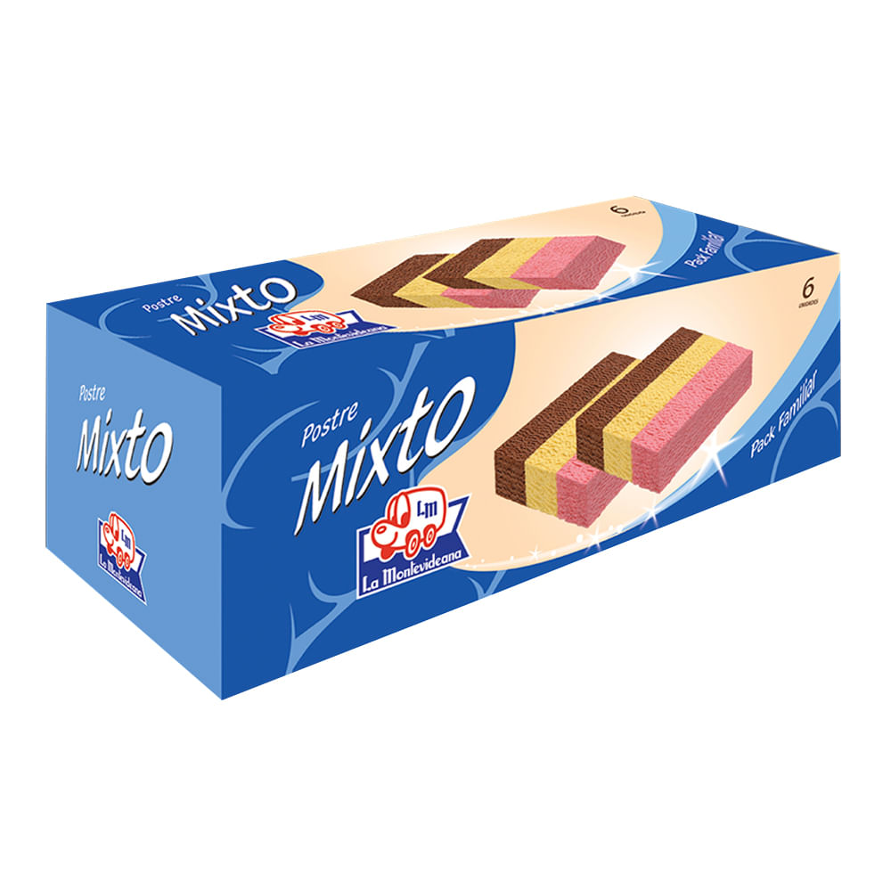 Helado Mixto La Montevideana 6 U