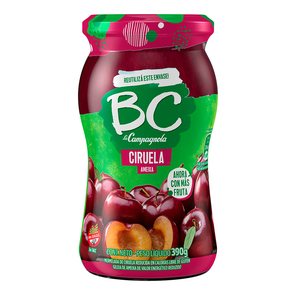 Mermelada Bc De Ciruela 390gr