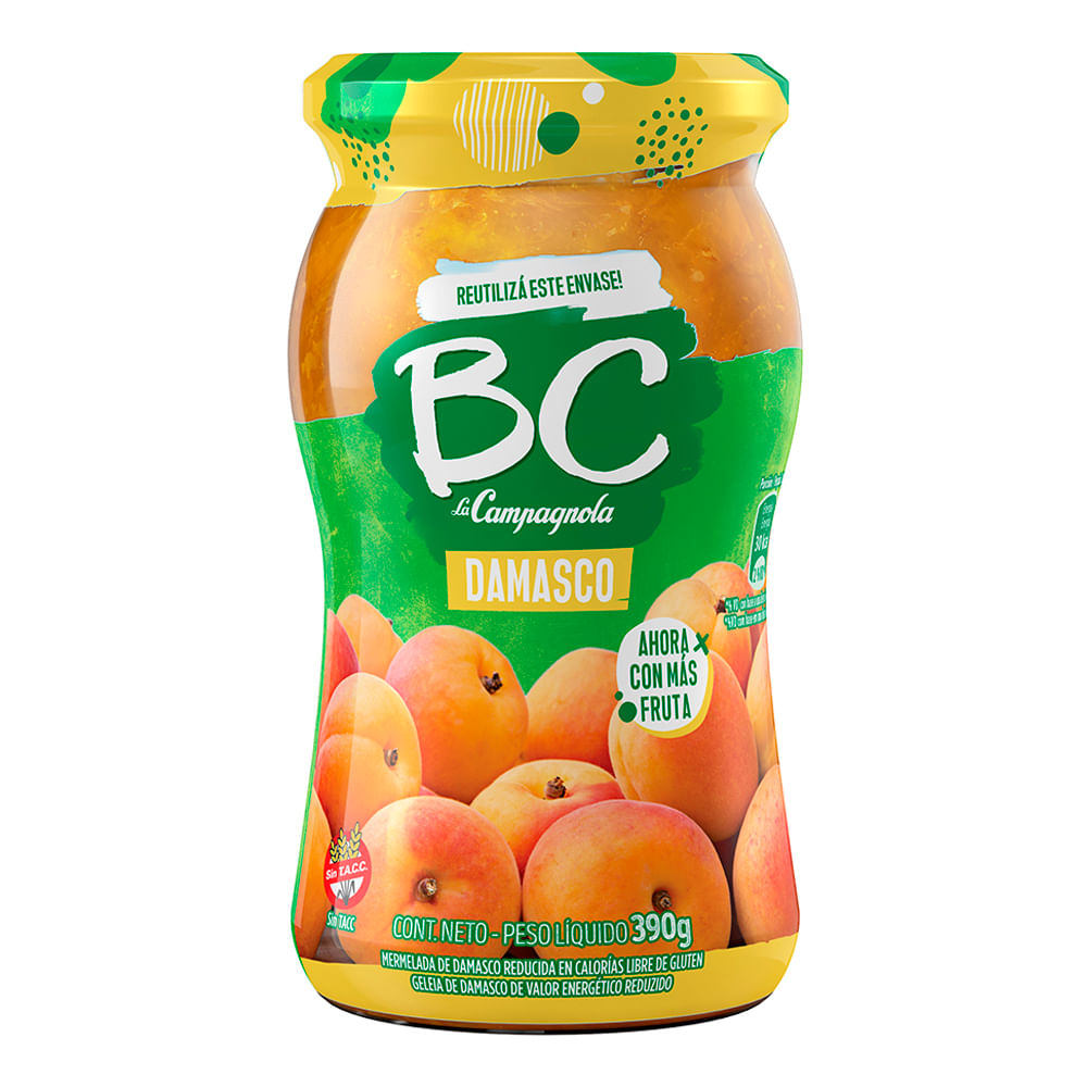 Mermelada Bc De Damasco 390gr