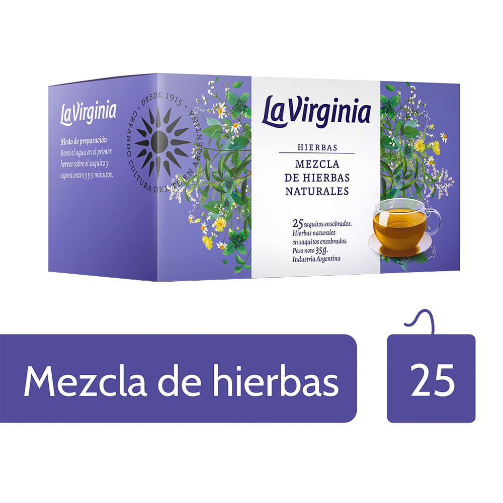 Té L. Virginia Mezcla Hierb 25 un