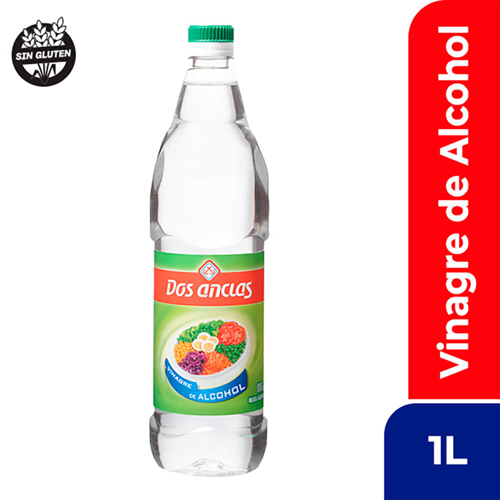 Vinagre De Alcohol Dos Anclas 1 L
