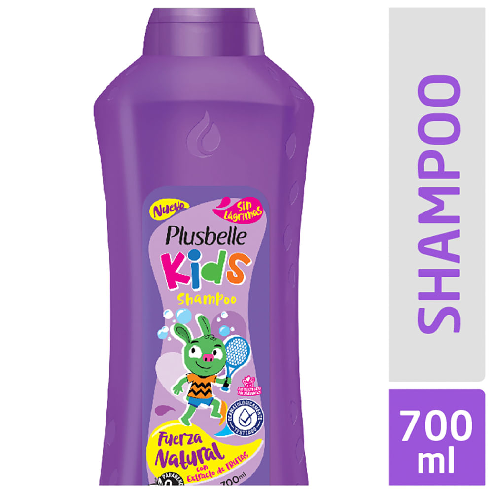 Shampoo Infantil Plusbelle Kids Fuerza Natural X 700 Ml