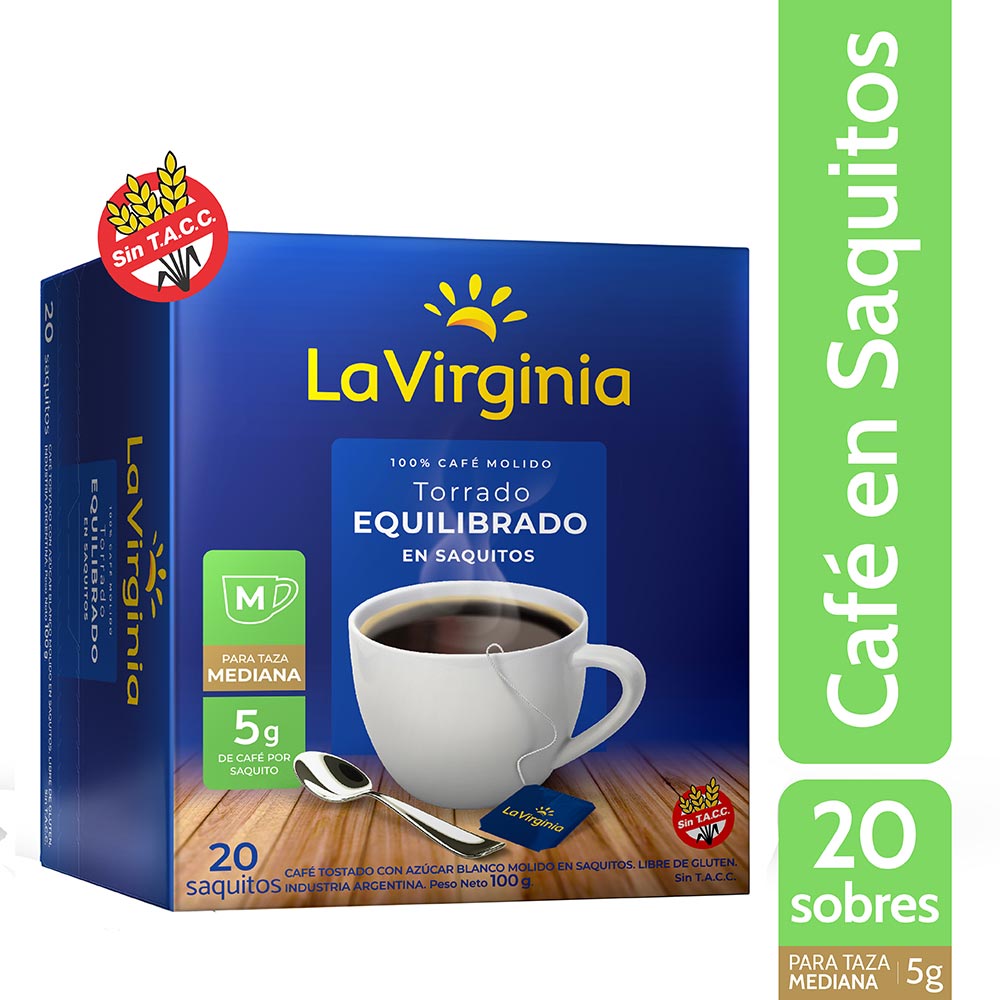 Café La Virginia En Saquitos 20saq