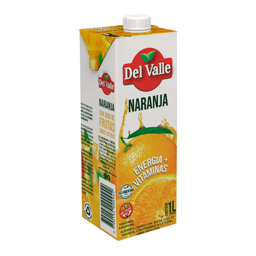 Jugo Naranja Del Valle 1000 Cc