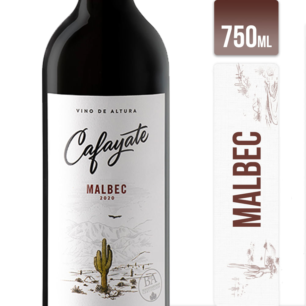 Vino Malbec Cafayate 750 Ml