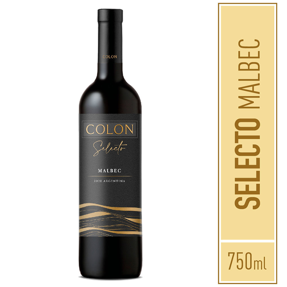Vino Selecto Malbec Colon 750 Cc