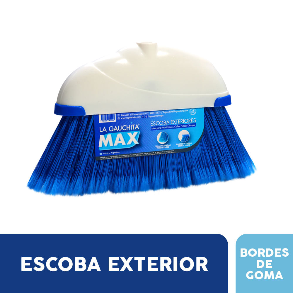 Escoba Exteriores La Gauchita Max