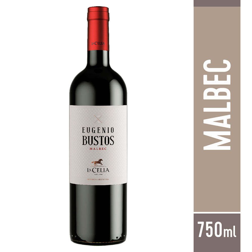Vino Malbec Eugenio Bustos 750cc