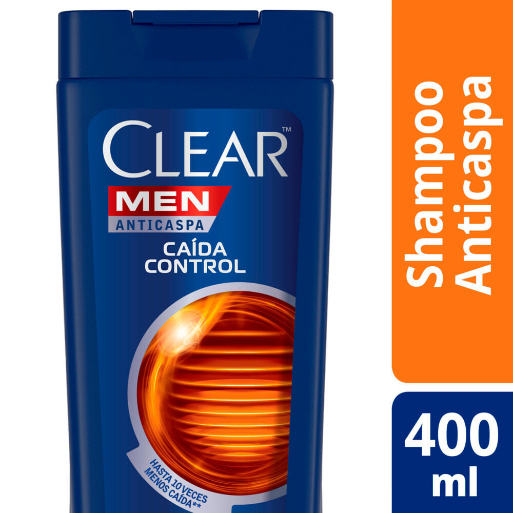 Shampoo Anticaspa Clear Caída Control 400 Ml