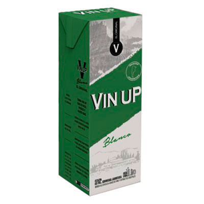 Vino Tetra Blanco Vin Up 1 Lt