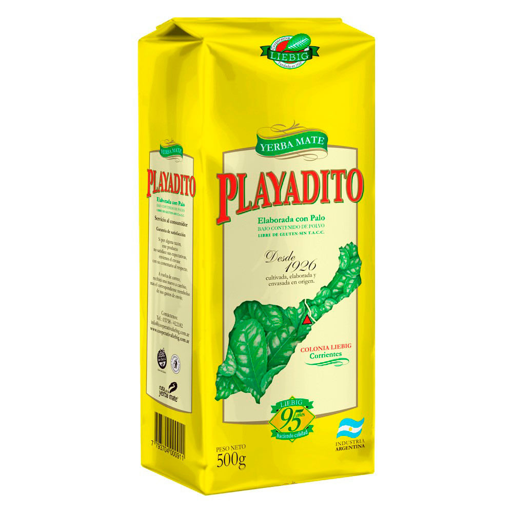 Yerba Mate Suave Playadito 500gr