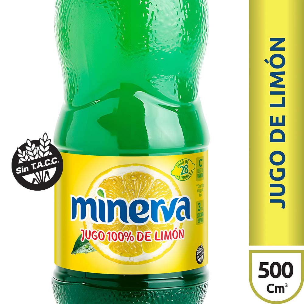 Jugo De Limón Eco Minerva 500 Cc