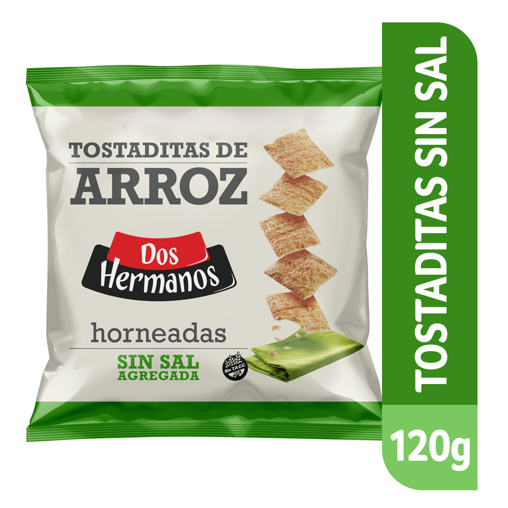 Tostadas sin sal Dos Hermanos 120 gr