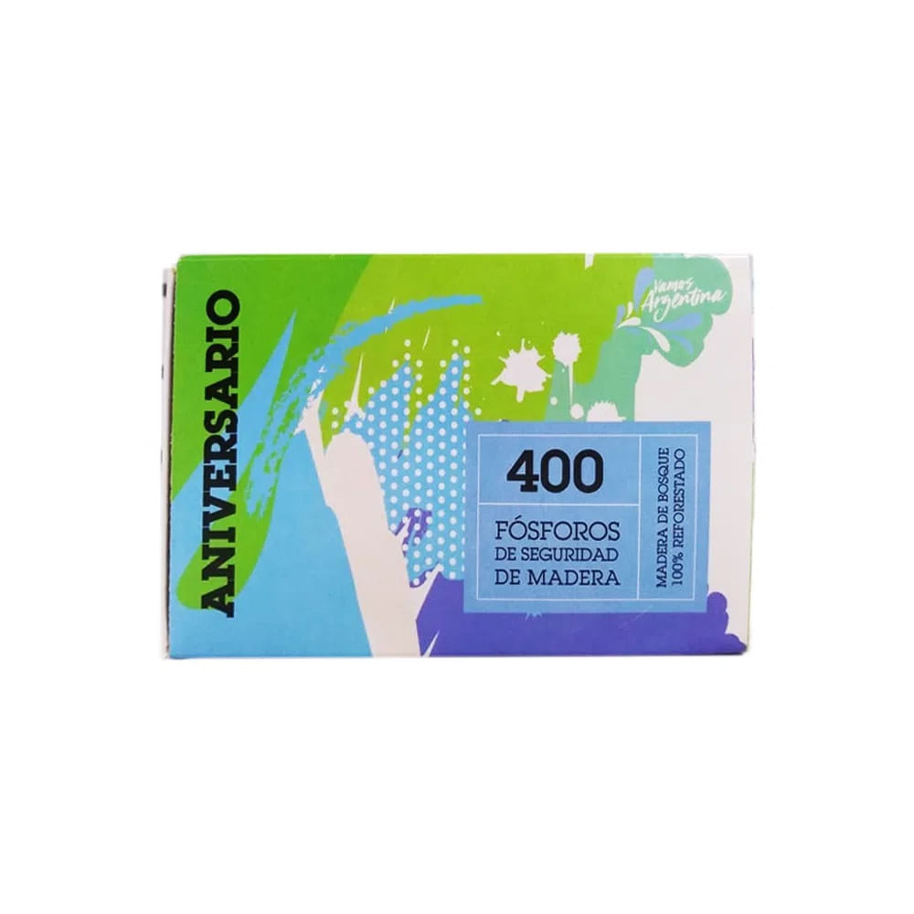 Fósforos Aniversario 400 U