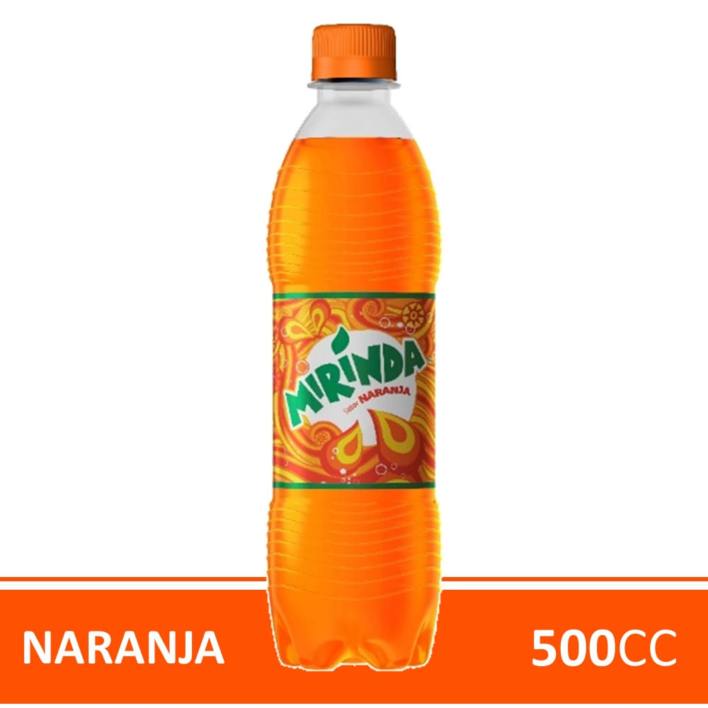 Gaseosa Naranja Mirinda 500 Cc