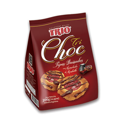 Galletitas Trio Trichocolate 300 gr