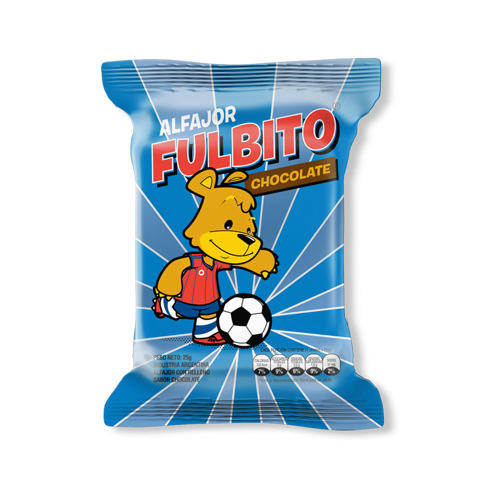 Alfajor Fulbito Chocolate X 30 Gr