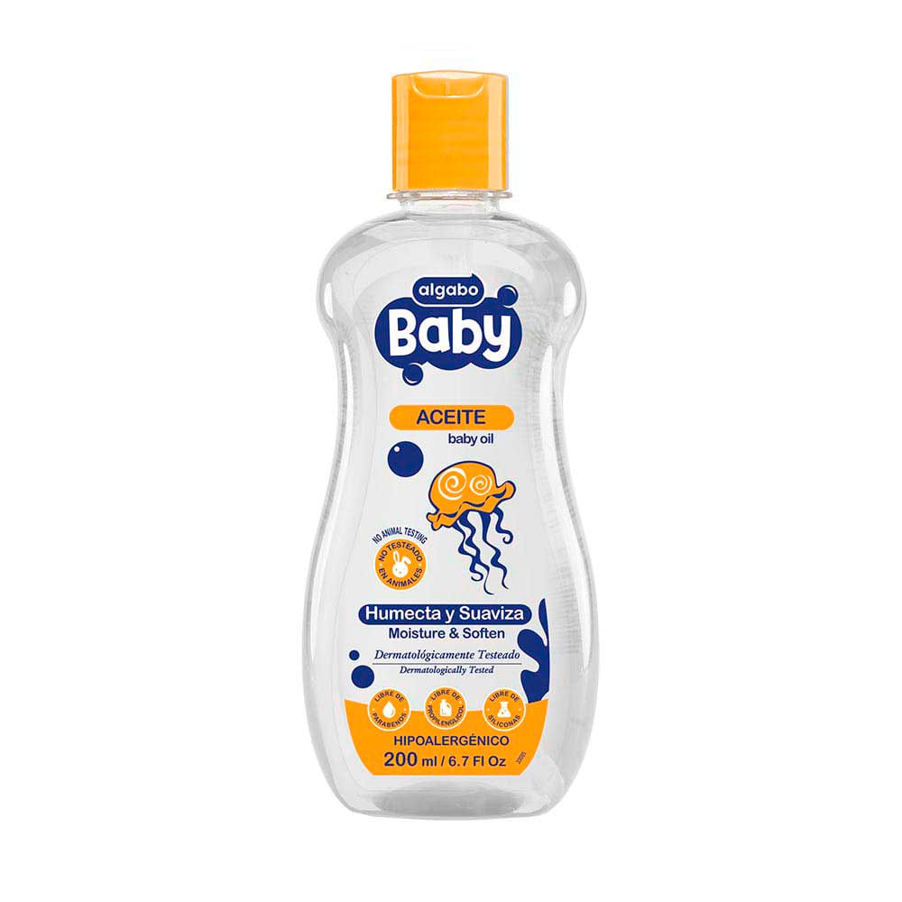 Aceite Para Bebé Algabo Baby 200 Ml